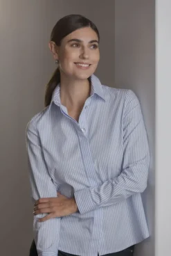 Cami kauluspaita luomupuuvillaa, sky