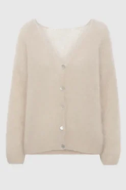 Cornelia mohairneuletakki, beige