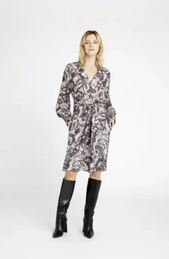 Costa knee mekko, harmaa-lilac