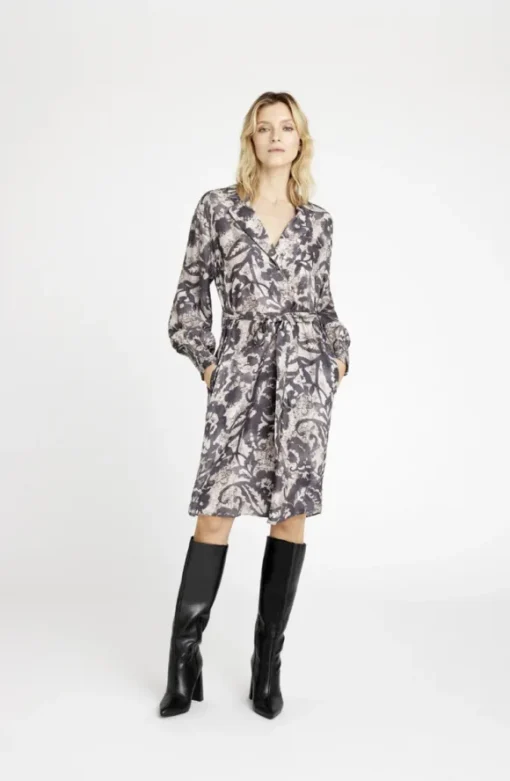 Costa knee mekko, harmaa-lilac