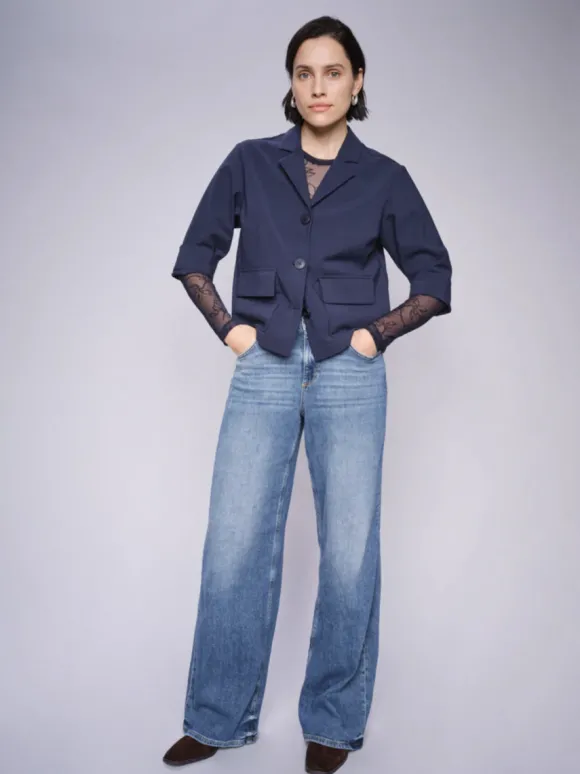 Dara Vint Jeans, mid blue, regular