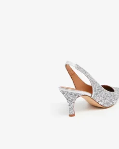 Flattered - Franchesca Glitter Textile Silver