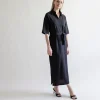 Gauhar - Pique mekko, black