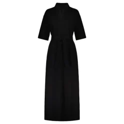 Gauhar - Pique mekko, black