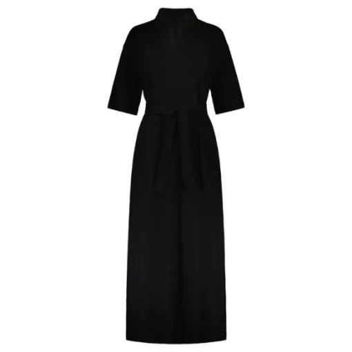Gauhar - Pique mekko, black