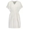 Gauhar -V-neck Dress, white
