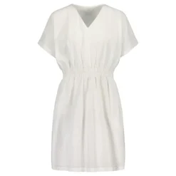 Gauhar -V-neck Dress, white