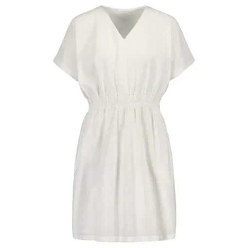 Gauhar -V-neck Dress, white