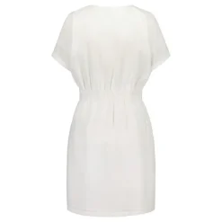 Gauhar -V-neck Dress, white
