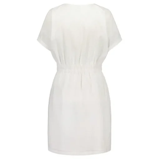 Gauhar -V-neck Dress, white