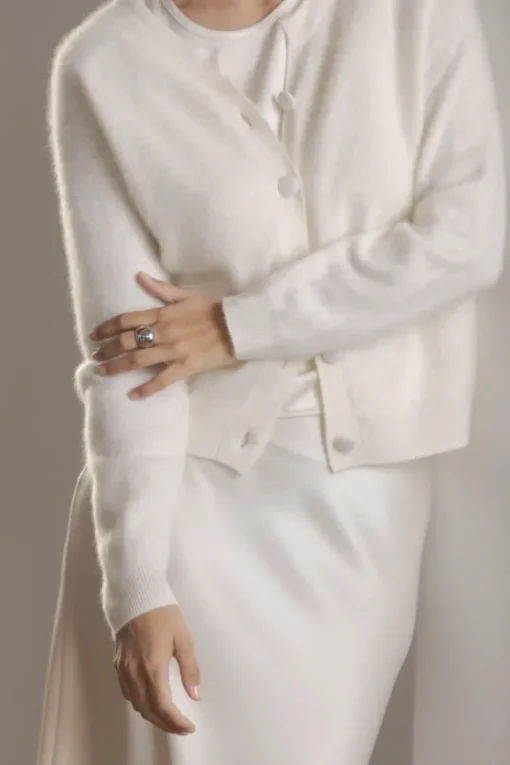 Karla cashmere neuletakki, cream