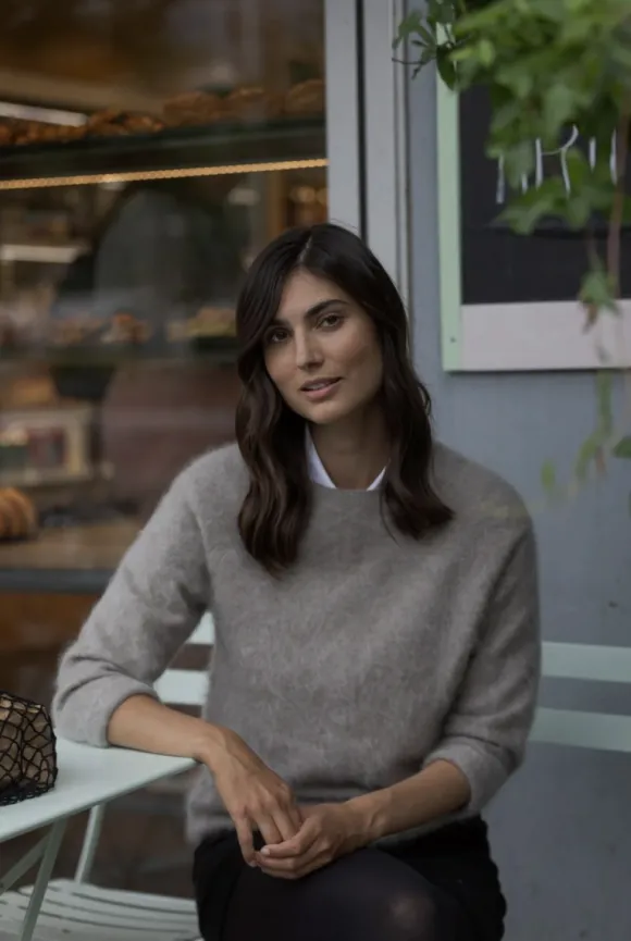 Karlee cashmere neule, greige