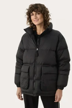 Leila untuvatakki, black