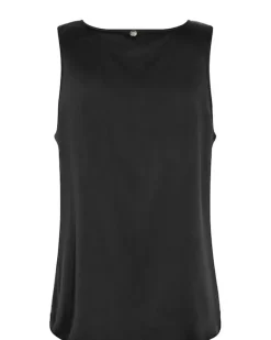Mos Mosh - Astrid v-neck silkkitoppi, black