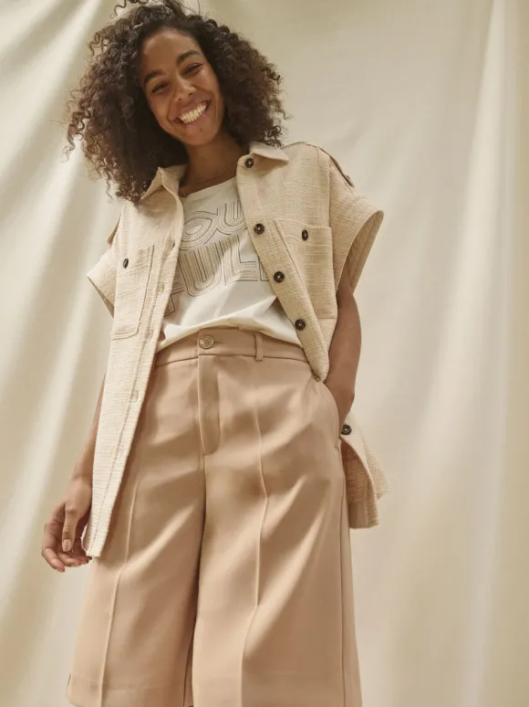 Mos Mosh - Jules Leia shortsit, tan