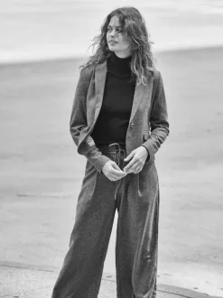 Mos Mosh - Leslie Zenia Pant long, black