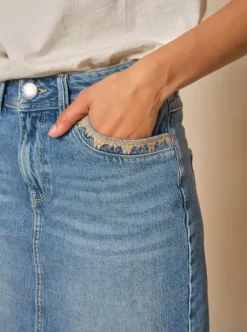 Mos Mosh - Vicky farkkuhame, light blue