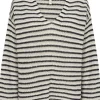 Nahni neulepusero, navy natural stripe