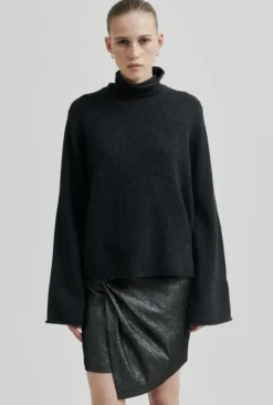 Neva pooloneule, dark grey melange