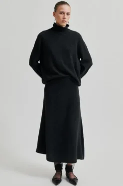 Neva pooloneule, dark grey melange