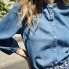 Nicolie paita, medium blue denim