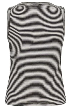 Nikkia toppi, french oak and navy stripe
