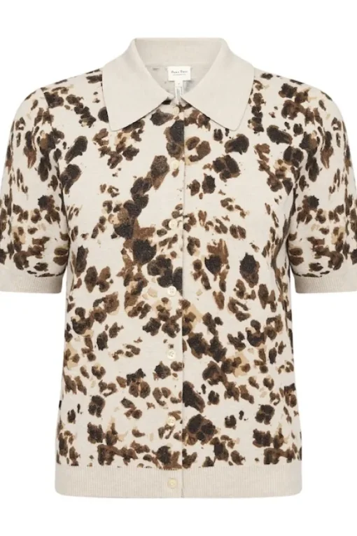 Nimra pusero kauluksilla, leopard print