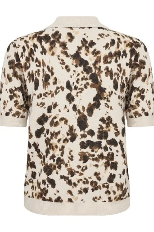 Nimra pusero kauluksilla, leopard print