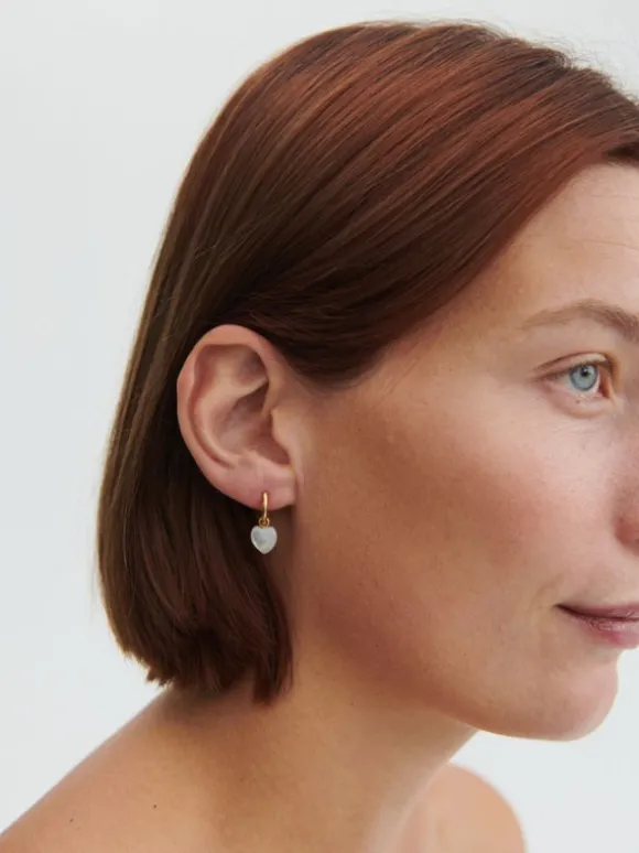 Ocean Heart huggies, hopea