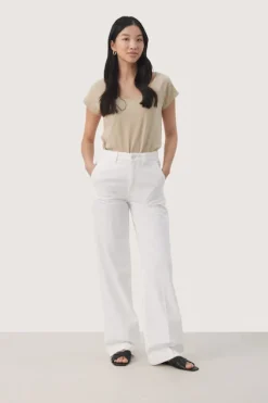 Part Two - Gianni housut, bright white