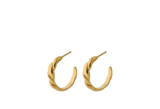 Pernille Corydon - Hana Earrings 22mm, kulta