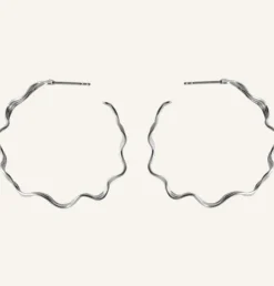 Pernille Corydon - Large Hellir Hoops, hopea