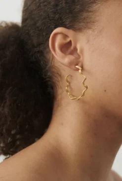 Pernille Corydon - Large Hellir Hoops, hopea