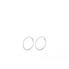 Pernille Corydon - Micro Plain Hoops, hopea 15mm