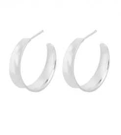 Pernille Corydon - Midi Saga korvakorut, hopea