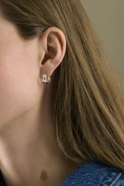 Pernille Corydon - Mini Ocean Shine korvakorut, kulta