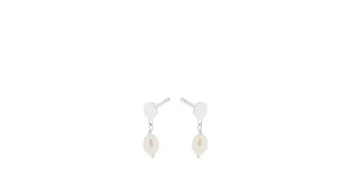 Pernille Corydon - Ocean Dream mini korvakorut, hopea