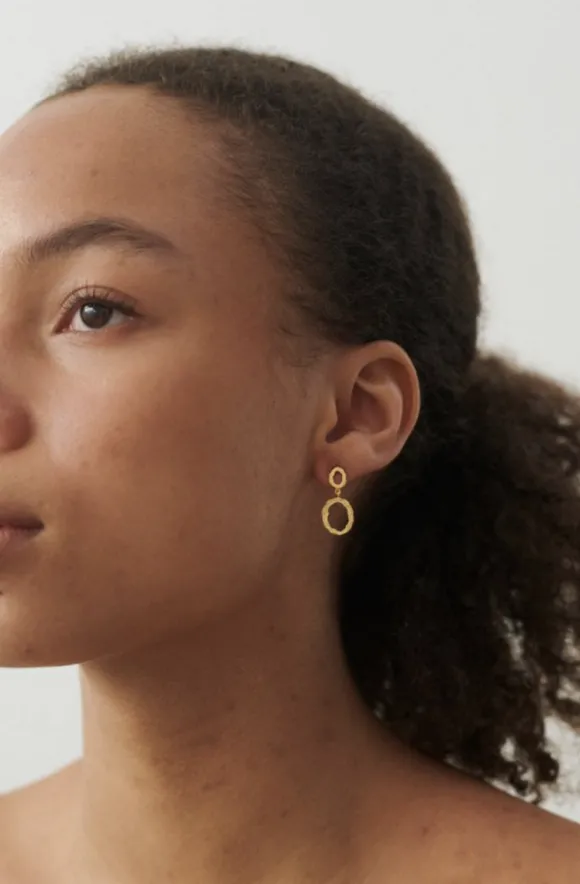 Pernille Corydon - Shadow Storm korvakorut, hopea