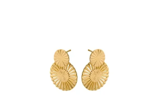 Pernille Corydon - Starlight Earrings 30mm, kulta