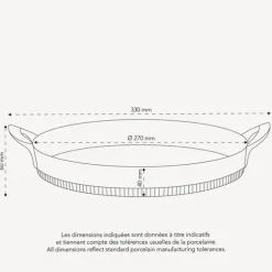 Pillivuyt - Toulouse Dish pyöreä vuoka 27cm
