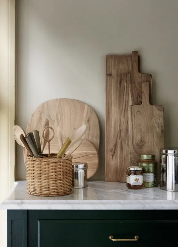 Rottinkikori aterimille Ø17cm, nature