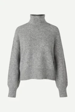 Samsoe&Samsoe - Nola pooloneule, grey melange