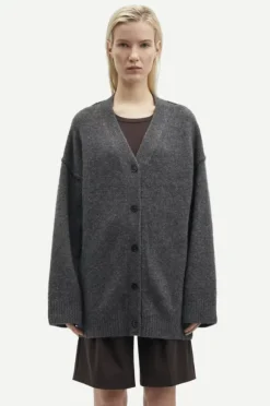 Samsoe&Samsoe - Saceleste neuletakki, black oyster