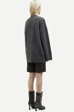 Samsoe&Samsoe - Saceleste neuletakki, black oyster