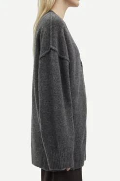 Samsoe&Samsoe - Saceleste neuletakki, black oyster