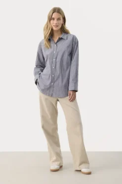 Savanna paitapusero, after midnight stripe