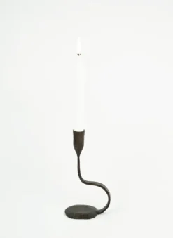 Steffi kynttilänjalka, 22 cm musta