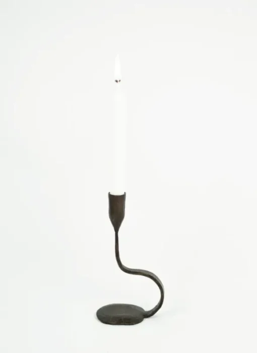 Steffi kynttilänjalka, 22 cm musta