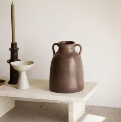 Tadevase vaasi 29cm, mocca