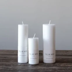 Tell Me More - steariinikynttilä M
